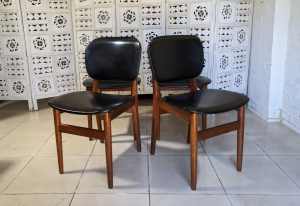Elite Mid Century Dining Chairs - Delivery Available