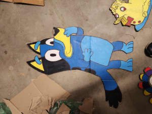 Bluey Party cardboard cutouts