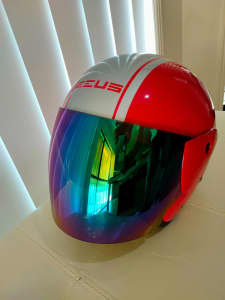 Helmet with UV protect visor/shield