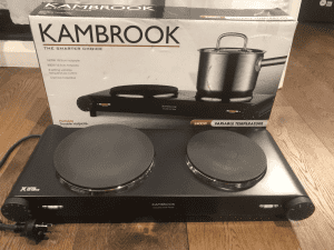 Kambrook 2 burner electric stove