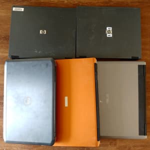 5x PC laptops (for parts)