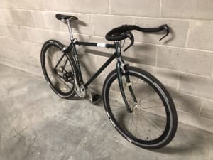 Fluid Steel fixie bike or freewheel