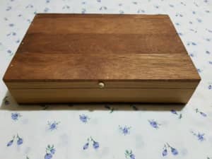 Hand Made Wooden Box,34x23x8cm Timber Box,Sustainably Sourced,Wood Art