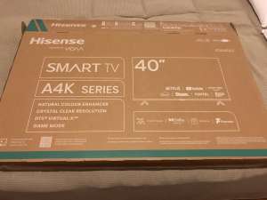 Hicense - 40 inch smart tv - brand new