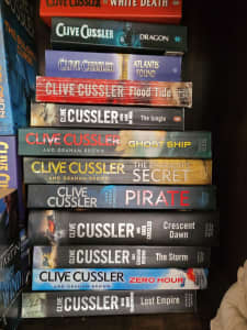 Selection of Clive Cussler, Matthew Reilly, Lynda La Plante, & others