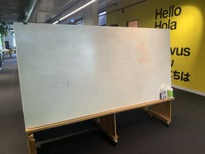 Double sided moveable WHITEBOARD $100 each