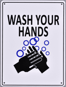 Wash Your Hands Sign (Polypropylene)