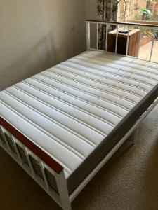 Double bed with Ikea pocket spring mattress