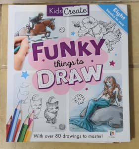 Book: Funky Things To Draw, like NEW, Carlton pickup