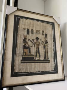 Framed Egyptian Artwork