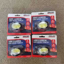4 x Arlec 100 Lumen LED Head Torch