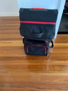 Sports travel suitcase with wheels