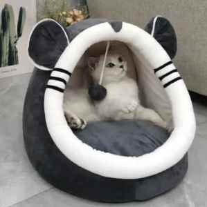 Dog/Cat/Pet Cute house Pet Bed with Cushion Pillow