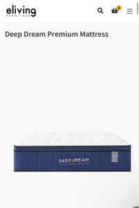 Brand new Eliving Deep Dream Premium Mattress King