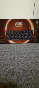 Brand new RGB Mechanical gaming keyboard AOC GK450 linear red switches