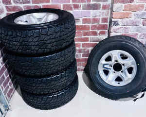 79 series Landcruiser rims and tyres