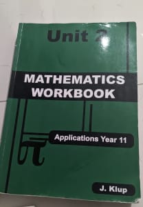 YR11 Unit 2 Applications Maths workbook - J Klup