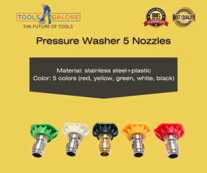 Pressure Washer 5 Nozzles