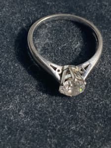 I Carat Diamond Solitaire Engagement Ring