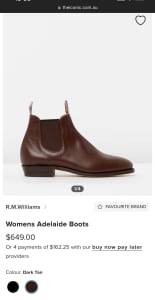 R.M. Williams Women’s Adelaide boots