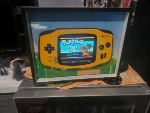Gameboy advance video picture frame.
