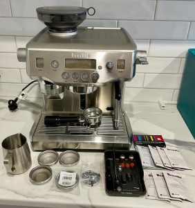 Breville the Oracle coffee machine fully serviced plus accessories
