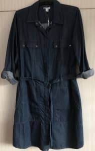 Rockmans Denim Pocket Detail Dress (NWT) Size 18