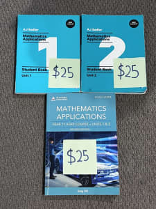 Year 11 Math Application Textbook & Reference Books