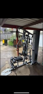 Gym Equipment, weights, bench press, squat rack,