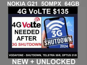 14 x NEW NOKIA G21 VoLTE 4GB 64GB UNLOCKED 6.5 INCH $135