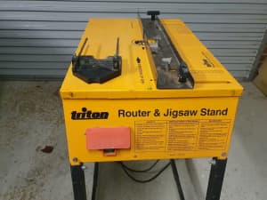 Triton Router and Jigsaw stand