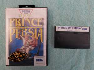 Sega Master System Game Prince Of Persia - (NO MANUAL)