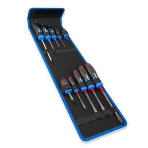 Kincrome brand new 10 piece screwdriver set Torquemaster with pouch