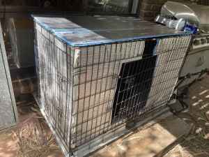 Canine dog cage insulated kennel