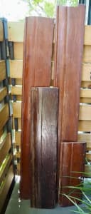Edwardian red pine skirting board.. small amount