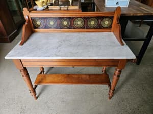 Gorgeous refinished antique wash stand