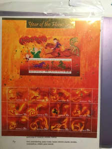 Christmas Island lunar new year stamps