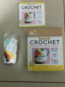 Crochet Unicorn Mug Cozy Kit