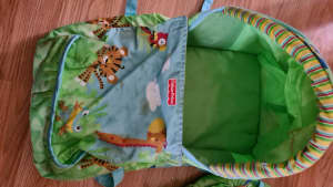 Fisher price capsule and backpack 