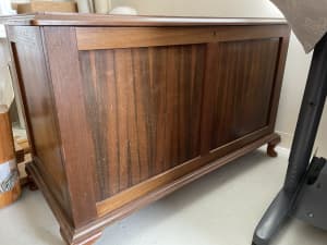 Solid wood antique chest