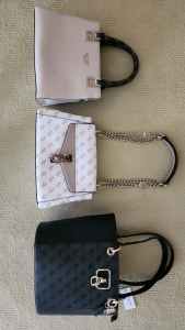 3 x Genuine Guess Handbags