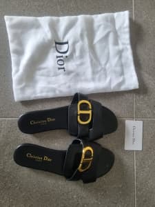 Christian dior black sandals