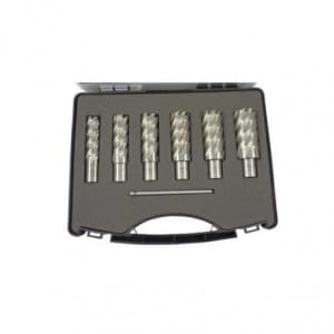 Hss Rota Broach Annular Cutter Set For Drill Inc Case & Pin Mt2