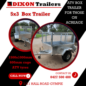 ATV 5x3 Box Trailer