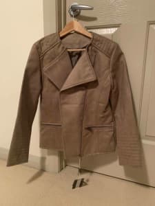 Seude Leather Jacket Brown Brand New