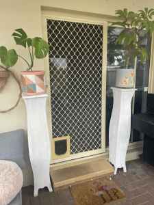 Tall vintage plant stands
