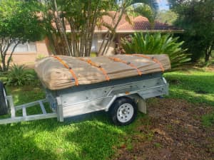 Oztrail Camper 9 top for 7 x 4 box trailer