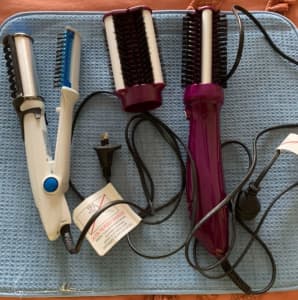 Wet and dry straightener & hair curler