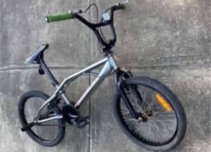 Custom Chrome & Black Mens BMX Bike / Youth Bicycle Complete
