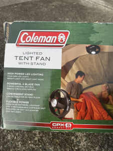 Coleman CPX6 Tent Fan with Light